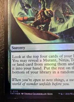 Cowabunga! 0113 Foil Common Teenage Mutant Ninja Turtles Magic: The Gathering - Image 4