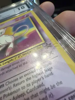 CGC 10 Mew 2000 Black Star Promos 8 Pokemon League Pokemon Card NON HOLO *read* - Image 4