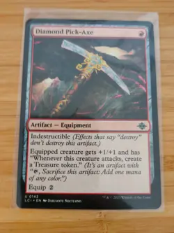 MTG Diamond Pick-Axe 0143 Lost Caverns of Ixalan M/NM Free UK P&P - Image 1