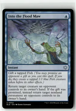 Into the Flood Maw U 52 Bloomburrow MTG - Image 1