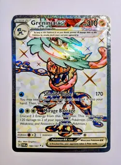 Greninja ex 198/167 Ultra Rare Twilight Masquerade Pokemon TCG Near Mint - Image 1
