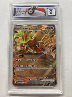 2024 Pokemon Gouging Fire Ex #38 HGC 9 (sb1) - Image 1