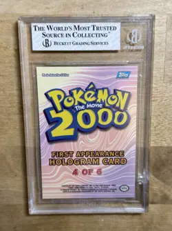 Pokemon Topps Elekid Movie 2000 First Appearance Holo #4 BGS 8 NM-MT - Image 2