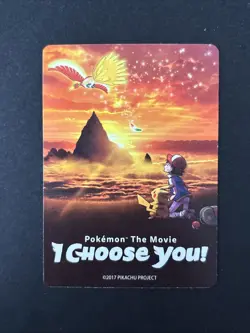 Pokemon The Movie I Choose You Pokemon Card - Image 1