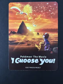 Pokemon The Movie I Choose You Pokemon Card - Image 3