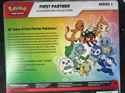 Pokemon First Partner Illustration Series 1 Box Promo Cards Sticker Booster Eng… - Image 2
