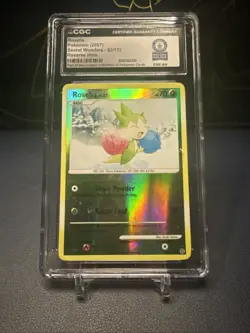 1/1 World Record Pokemon Rosalia Reverse Holo 62/132 Secret Wonders (2007) - Image 1