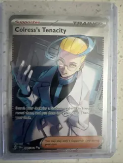 Pokemon TCG Colress's Tenacity Trainer Shrouded Fable Ultra Rare Card 087/064 - Image 1