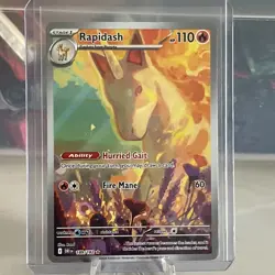 Rapidash IR 189/182 Sv10: Destined Rivals Holo Card 2025 Pokemon TCG NM - Image 1
