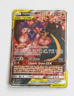 Pokemon Naganadel & Guzzlord GX-TAG TEAM-Full Art Holo-224/236 - MP - Image 1