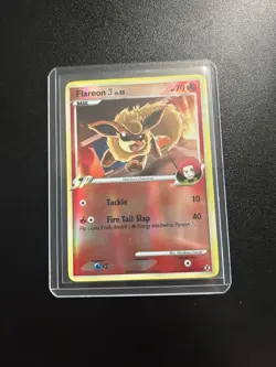 Pokemon TCG Flareon 60/111 Reverse Holo Rising Rivals English 2009 LP - Image 1