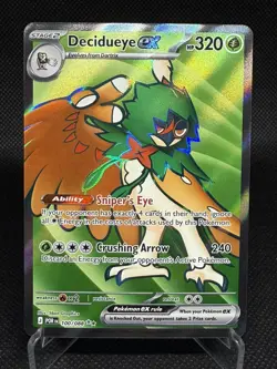 Decidueye ex 100/088 Full Art Ultra Rare - Pokemon TCG Perfect Order - Near Mint - Image 1