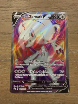 Hisuian Zoroark V SWSH297 Holo Promo Sword & Shield Promo Pokemon Near Mint - Image 1