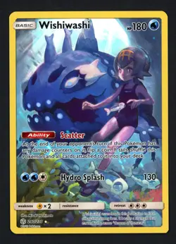 Wishiwashi Secret 240/236 Cosmic Eclipse Secret Rare Pokemon TCG - Image 1