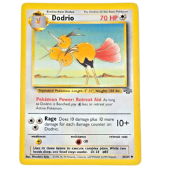 Dodrio Stage 1 Pokemon Card 34/64 Uncommon Colorless Jungle 1999 Light Play - Image 1