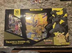 Nintendo Pokemon TCG Pikachu and Zekrom-GX Tag Team Premium Collection - Image 1