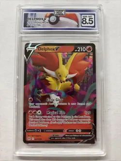 2022 Pokemon Delphox V #27 HGC 8.5 (sb1) - Image 1