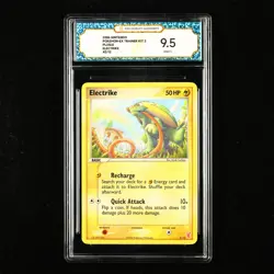 TQG 9.5 Mint+ 2006 Pokemon ENG Electrike #2/12 - Image 1