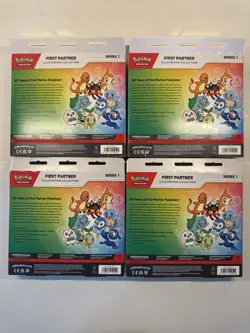 Pokemon First Partner Illustration Collection Series 1 4 boxes - Image 2