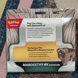 Pokemon TCG Mabosstiff ex Showcase Box Promo 3 Booster Packs LOT OF 2 NEW/Sealed - Image 3
