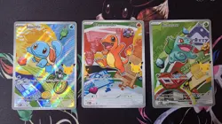 Pokemon First Partners Illustration Collection Series 1 Kanto Gen 1 Set NM FRESH - Image 1