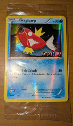 Magikarp 'Toys R Us' Holo Promo #22/83 Generations 2016 RAW & Sealed - Image 1
