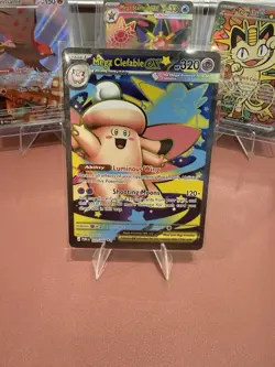 Pokemon Mega Clefable EX 103/088 POR Ultra Rare Holo 320 HP EX Psychic Fairy - Image 1