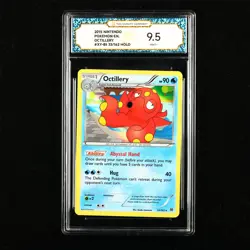 TQG 9.5 Mint+ 2015 Pokemon ENG Octillery #XY-BT 33/162 HOLO - Image 1