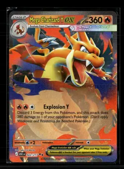 Pokemon 2026 Mega Evolution – Ascended Heroes Mega Charizard Y EX RR #22/217 - Image 1