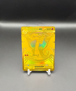 Gold Mega Charizard X EX 130/094 - English - Pokemon Phantasmal Flames - Image 1