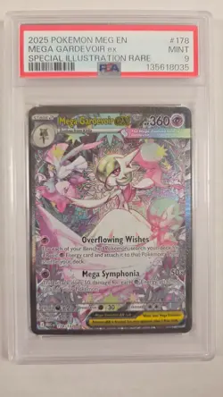 PSA (9) - Pokemon: (Mega Evolution) Mega Gardevoir Ex Special Illustration Rare - Image 1