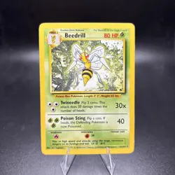 Beedrill 17/102 Rare Base Set 1999 Pokemon Vintage NM/LP Condition -j - Image 1