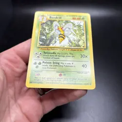 Beedrill 17/102 Rare Base Set 1999 Pokemon Vintage NM/LP Condition -j - Image 5