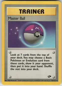 Pokemon TCG Master Ball Uncommon Gym Challenge 116/132 - Image 1