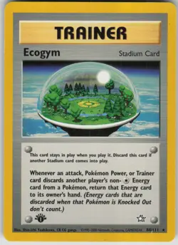 Pokemon TCG Ecogym Rare Neo Genesis 084/111 - Image 1