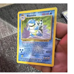 Pokemon Blastoise Base Set Holo Rare 2/102 English 1999 100 HP Stage 2 WotC - Image 1