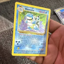 Pokemon Blastoise Base Set Holo Rare 2/102 English 1999 100 HP Stage 2 WotC - Image 2
