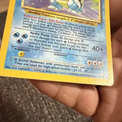 Pokemon Blastoise Base Set Holo Rare 2/102 English 1999 100 HP Stage 2 WotC - Image 4