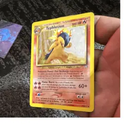 Pokemon Typhlosion Neo Genesis Holo Rare 17/111 English 2000 100 HP Stage 2 - Image 1