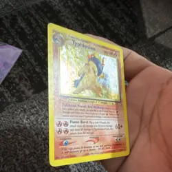 Pokemon Typhlosion Neo Genesis Holo Rare 17/111 English 2000 100 HP Stage 2 - Image 2