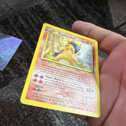 Pokemon Typhlosion Neo Genesis Holo Rare 17/111 English 2000 100 HP Stage 2 - Image 3