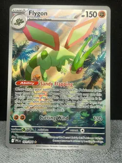 Flygon 101/094 Illustration Rare Phantasmal Flames Pokemon Holo Near Mint - Image 1