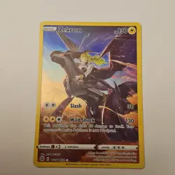 Pokemon TCG Zekrom TG05/TG30 Brilliant Stars Ultra Rare Full Art Holo - Image 1