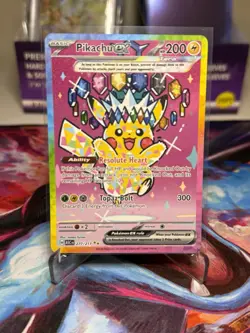 Pokemon TCG Pikachu ex 277/217 Ascended Heroes SIR Special Illustration Rare - Image 1