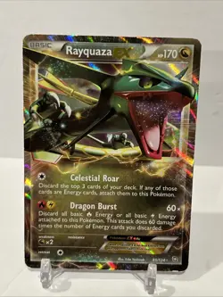 Rayquaza EX 85/124 Dragons Exalted Holo Pokemon - Image 2