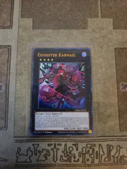 YUGIOH EXOSISTER KARMAEL BPRO-EN044 ULTRA 1ST ED NM - Image 1