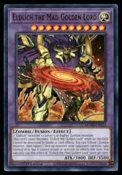 Eldlich the Mad Golden Lord MGED-EN123 Rare Yu-Gi-Oh 1st Edition Near Mint - Image 1