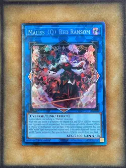 Yugioh Maliss Q Red Ransom CRBR-EN018 Collector Rare 1st Ed NM - Image 1