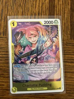 Charlotte Pudding OP03-112 R One Piece Card Game Big Mom Pirates - Image 1
