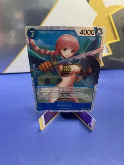 Royal Blood One Piece CCG Rebecca #OP10- 058 Super Rare - Image 1